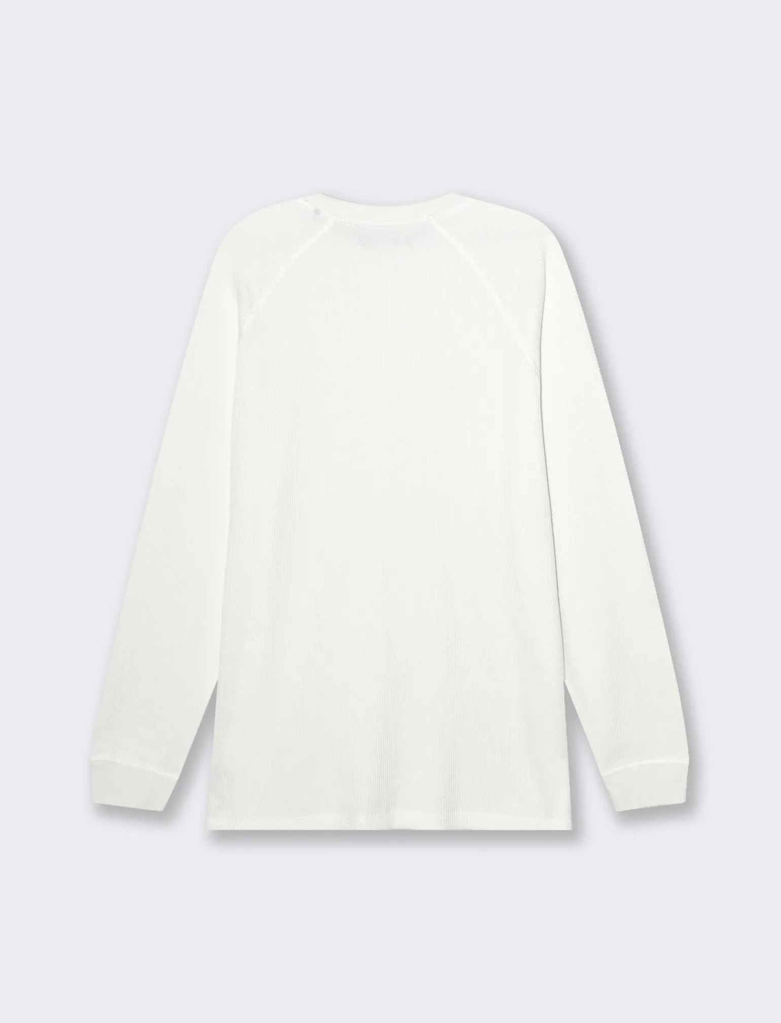 Uomo Piazza Italia Uomo | Polo E T-Shirt<T-shirt maniche lunghe struttura waffel in puro cotone -