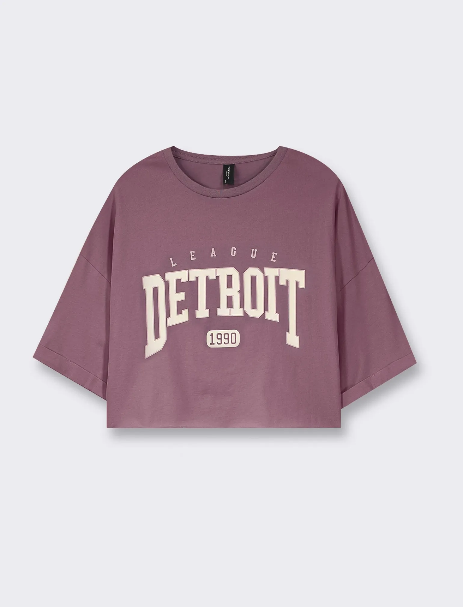 Donna Piazza Italia Donna | T-Shirt E Top<T-shirt mezz manica girocollo vestibilità crop e spalla scesa con stampa - var 3