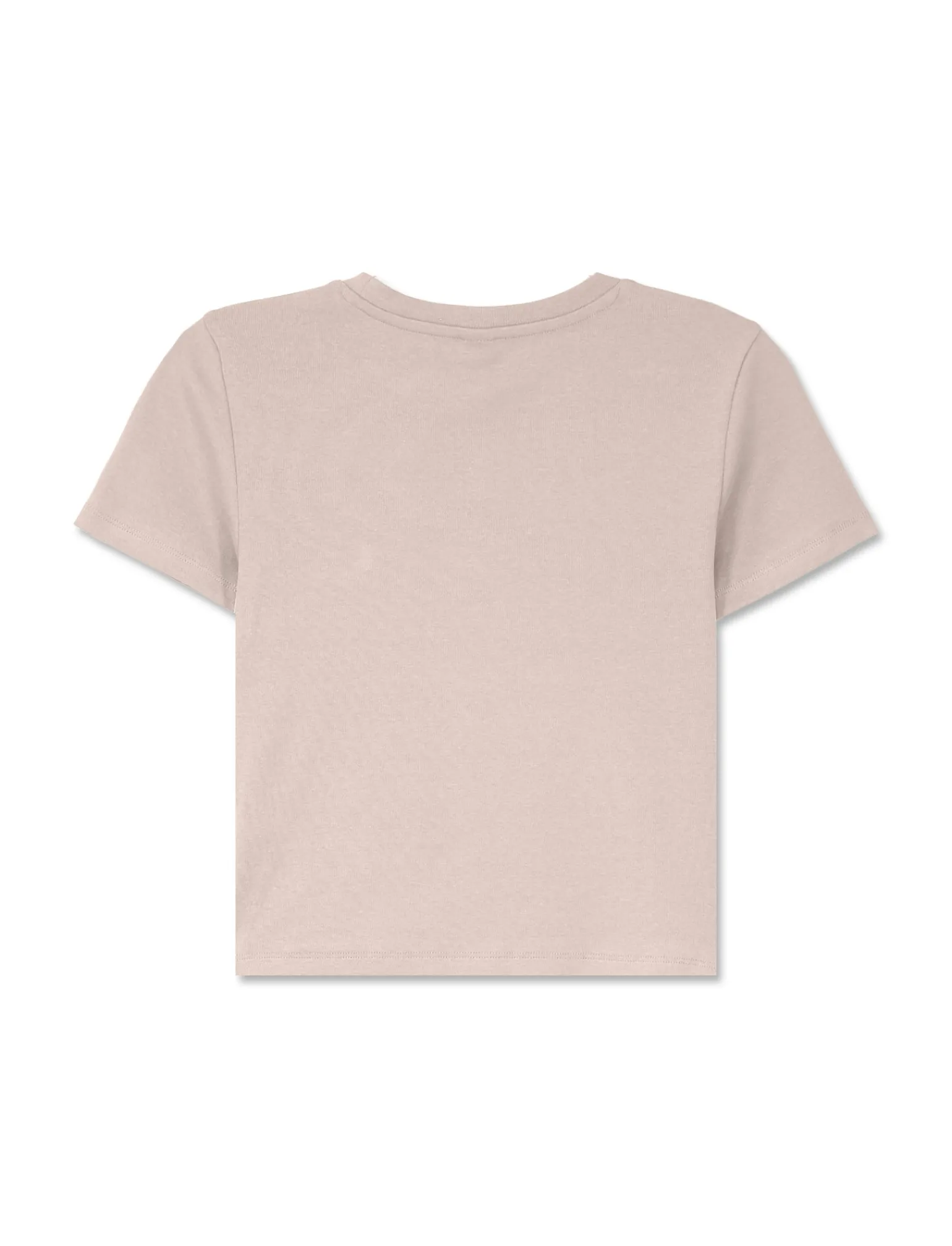 Donna Piazza Italia Donna | T-Shirt E Top<T-shirt mezza manica girocollo con lavorazione a coste - perla