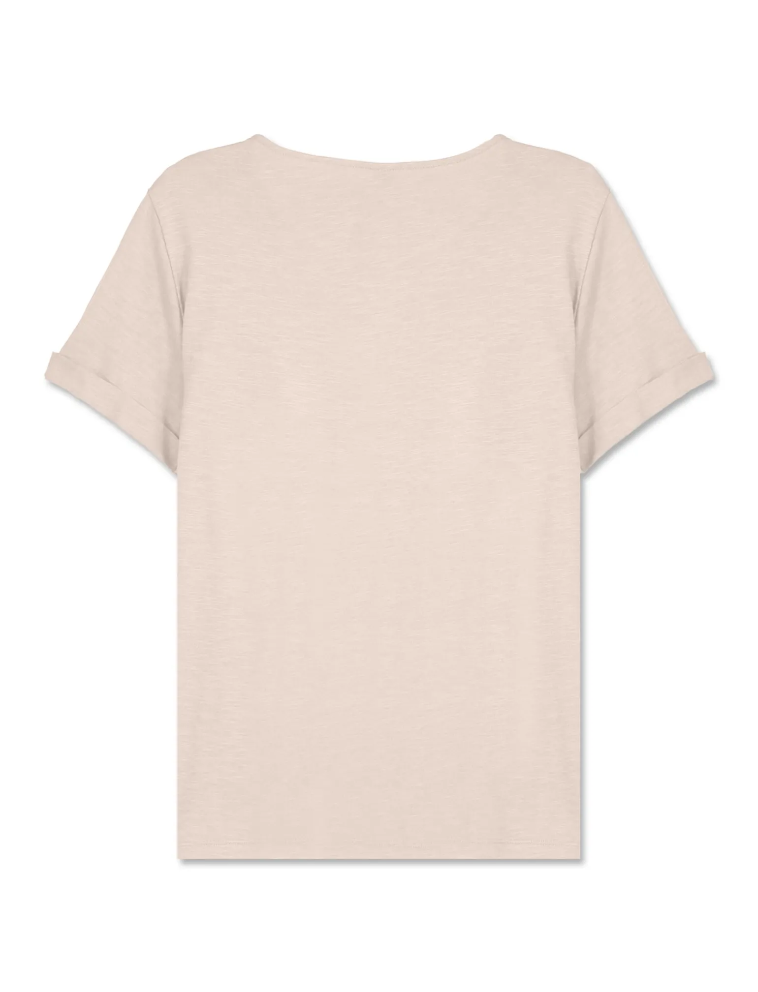 Donna Piazza Italia Donna | T-Shirt E Top<T-shirt mezza manica in cotone modal effetto slub, vestibilità regular - Sabbia