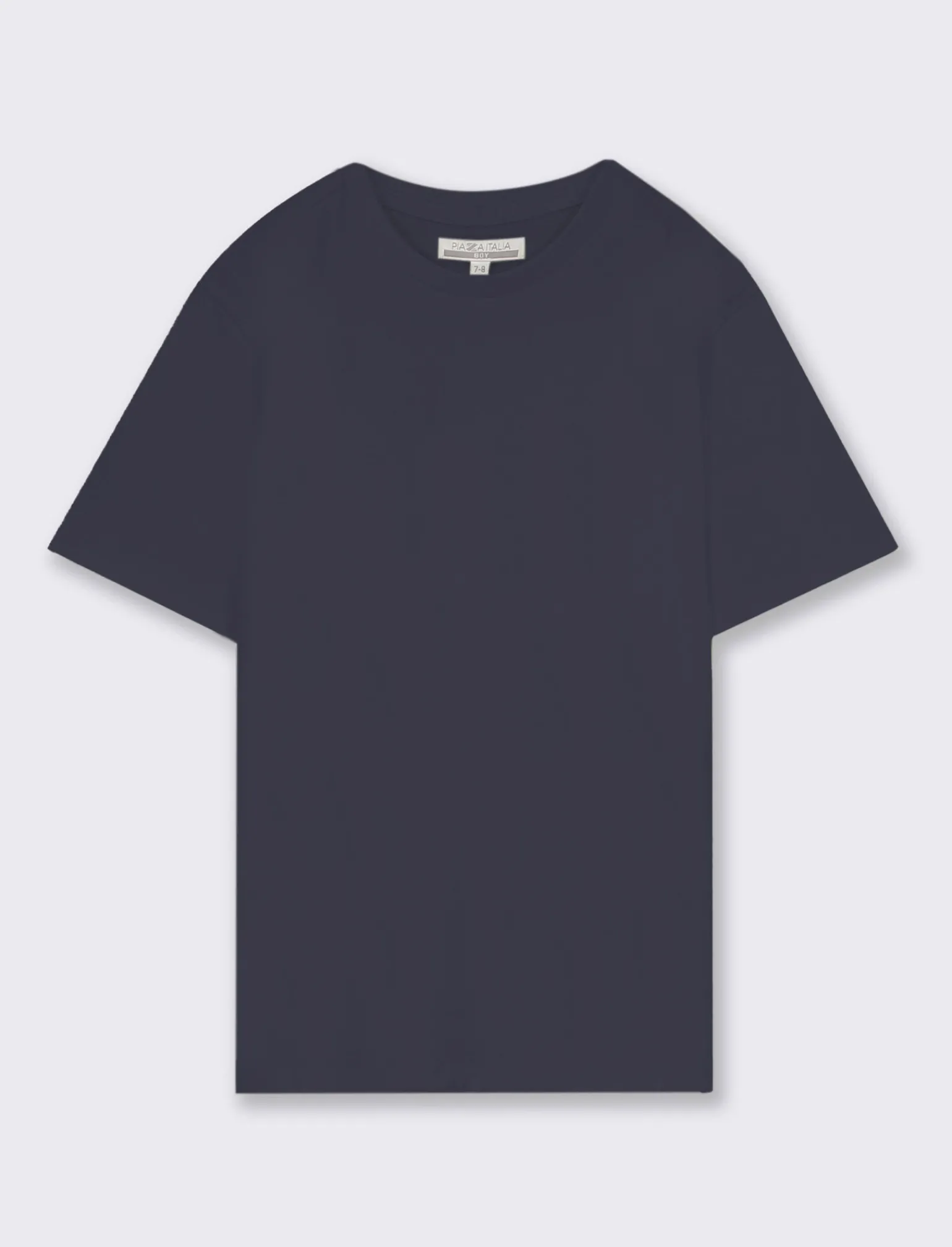 Bambino Piazza Italia Bambino | Maglieria<T-shirt mezza manica in cotone tinta unita, basica da bambino -