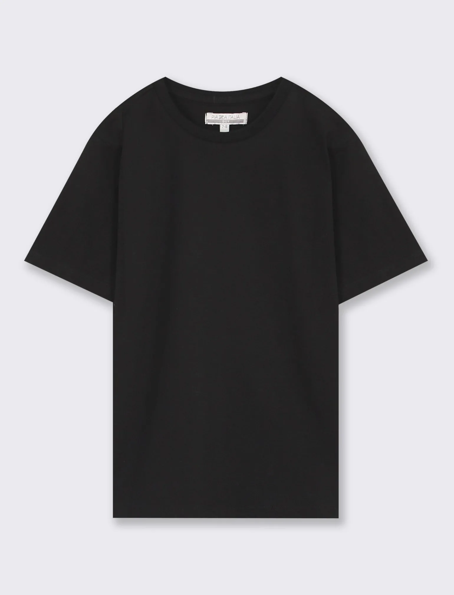 Bambino Piazza Italia Bambino | Maglieria<T-shirt mezza manica in cotone tinta unita, basica da bambino -