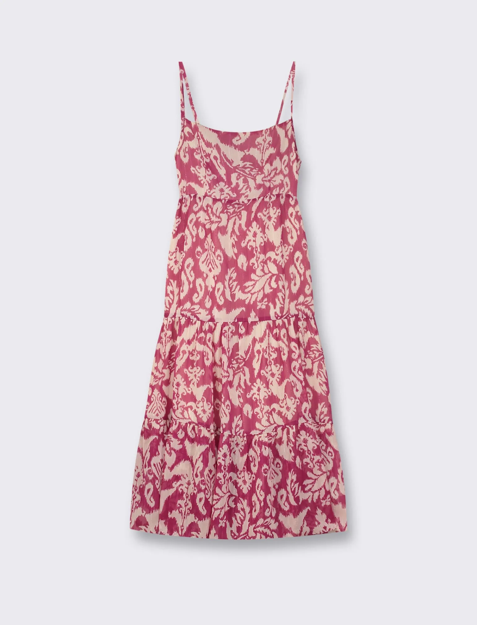 Donna Piazza Italia Donna | Abiti E Tute<Vestito a bretelle in tessuto leggero con inserto effetto metallizzato - var 2