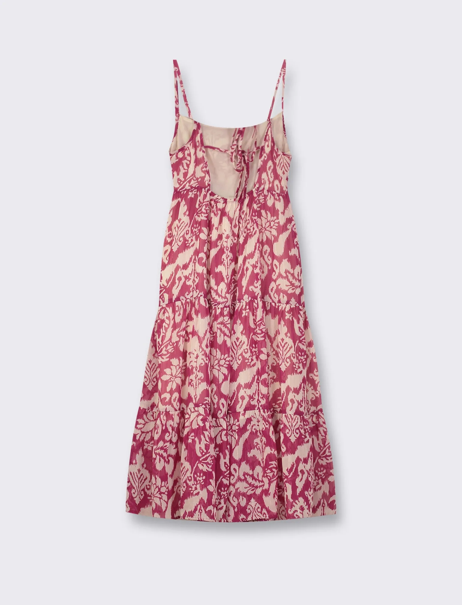 Donna Piazza Italia Donna | Abiti E Tute<Vestito a bretelle in tessuto leggero con inserto effetto metallizzato - var 2