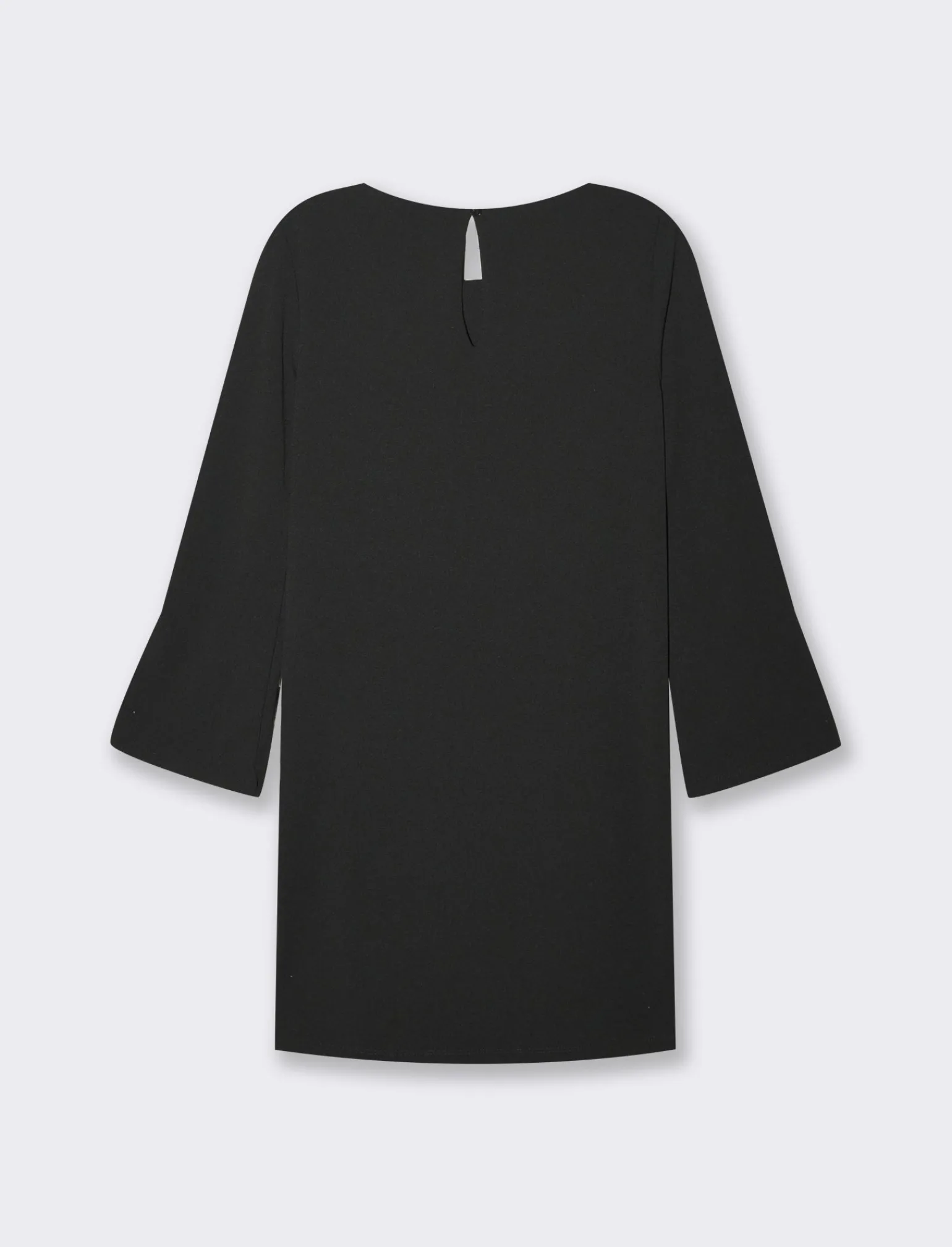 Donna Piazza Italia Donna | Abiti E Tute<Vestito corto manica lunga svasata con bottone.  -