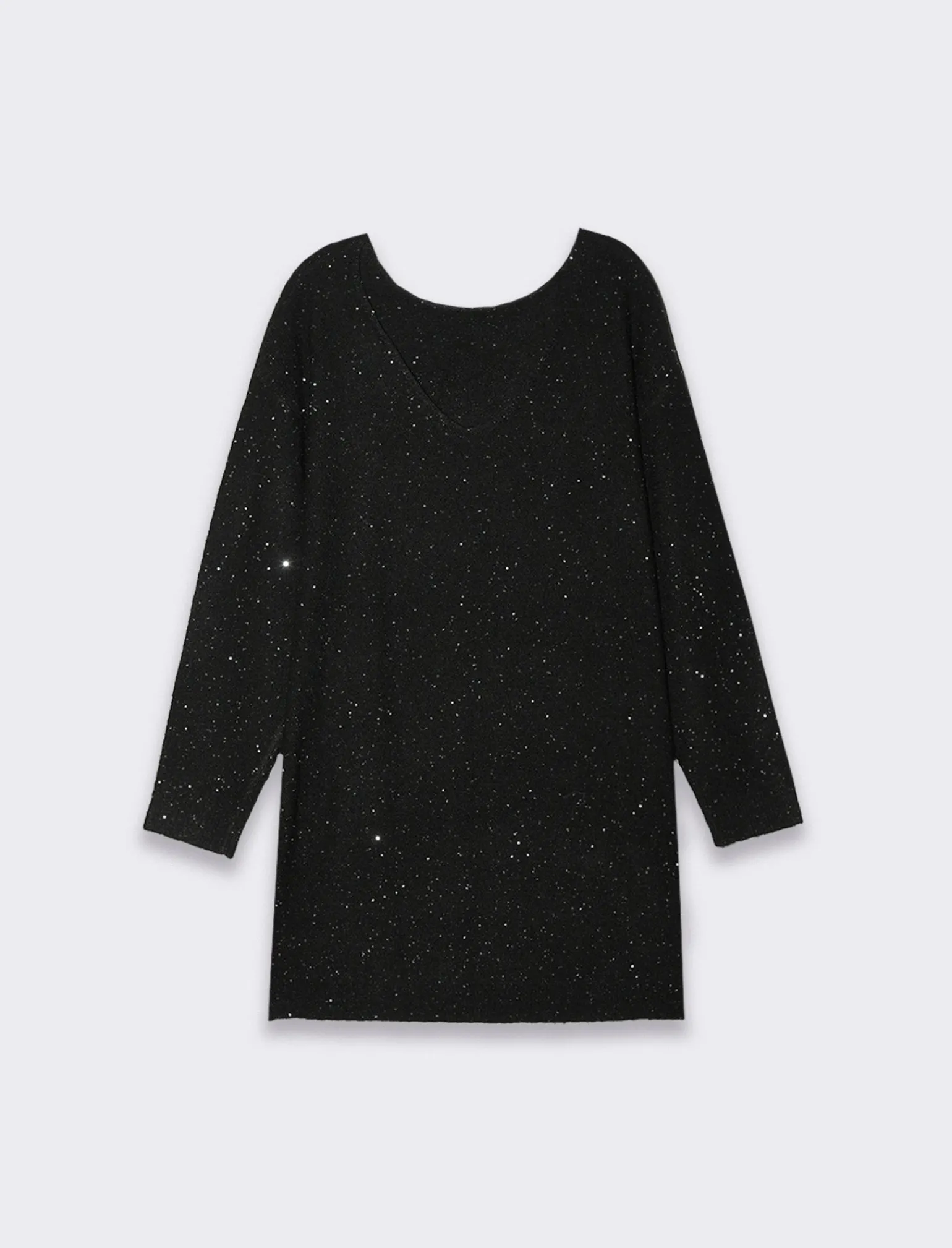 Donna Piazza Italia Donna | Abiti E Tute<Vestito maxipullover con filato di pailletes scollatura a V profonda sulla schiena -